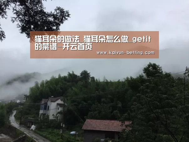 猫耳朵的做法_猫耳朵怎么做_getit✌的菜谱-开云首页(图1) 开云首页